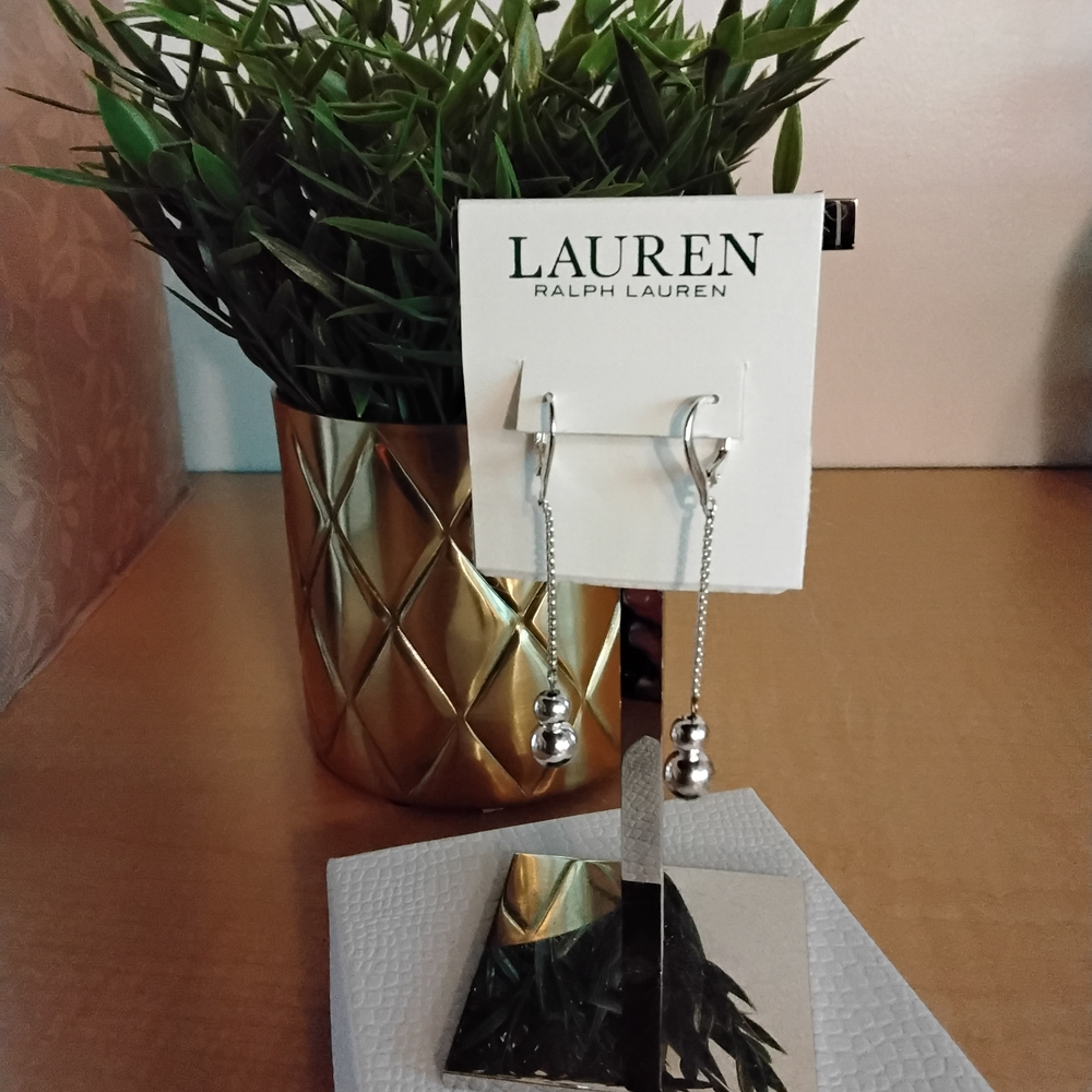 Lauren Ralph Lauren Silver Drop Earrings